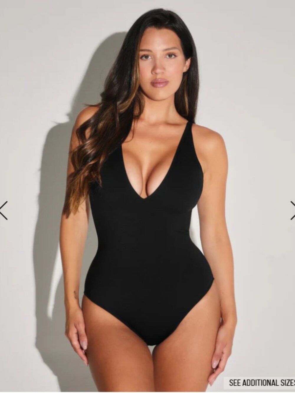 TA3 Plungey Black XS (XLong Torso) Sculpting Corset Swimsuit NWT - Picture 1 of 11